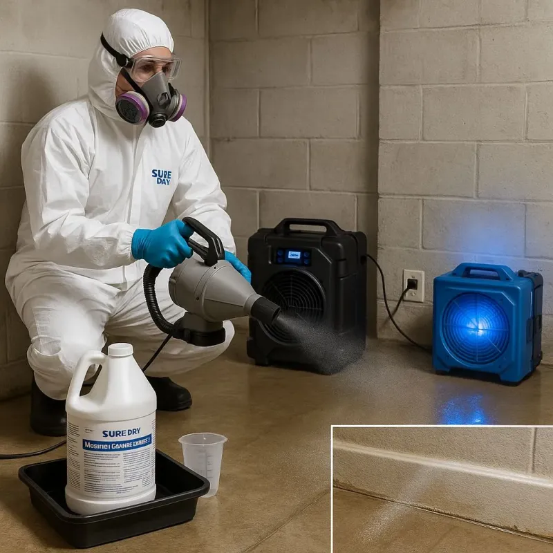 Sanitization and Odor Removal process in Kenova, WV